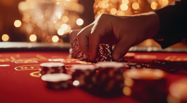 Mobile app interface showing live casino tables